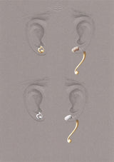 Boucle d’oreille strass LINK ME