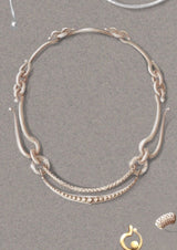 Collier strass LINK ME